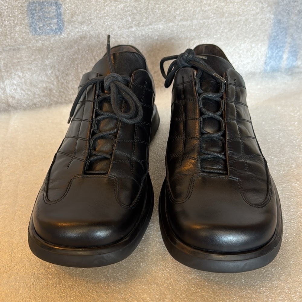 TOSI Italian Black Leather Men’s Size 10 - Picture 3 of 9
